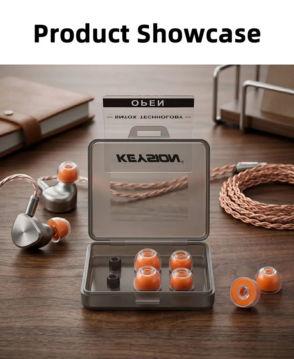 30A Liquid Silicone Memory Foam HiFi Earbuds 4