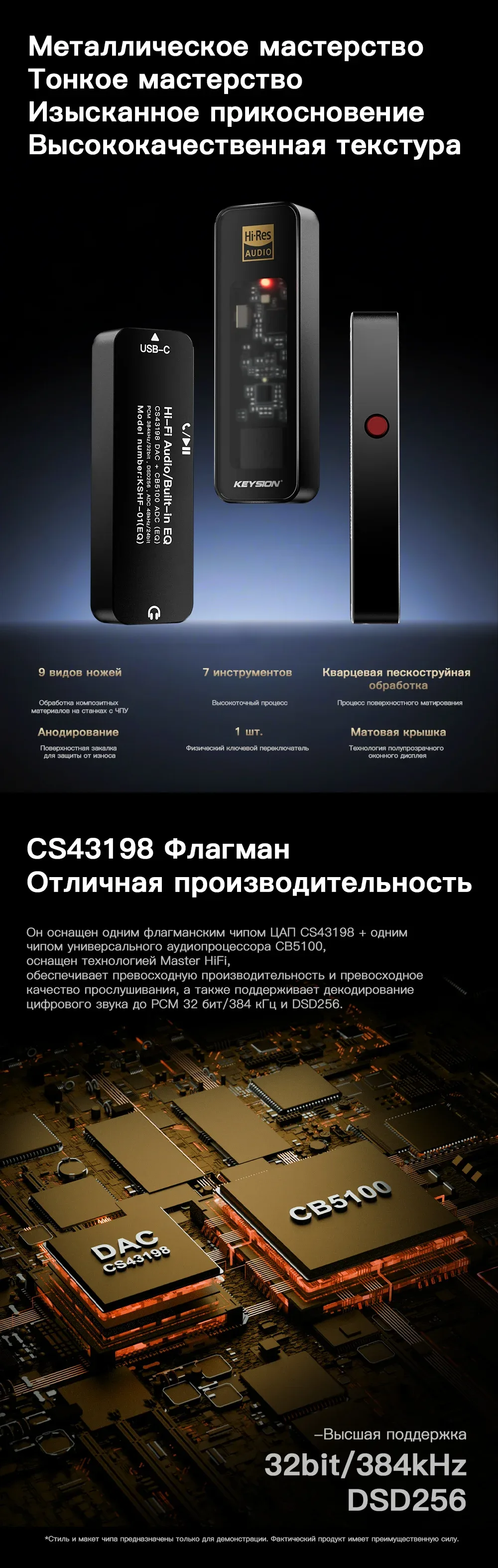 Портативный HiFi-декодер потребительского класса (01) 2