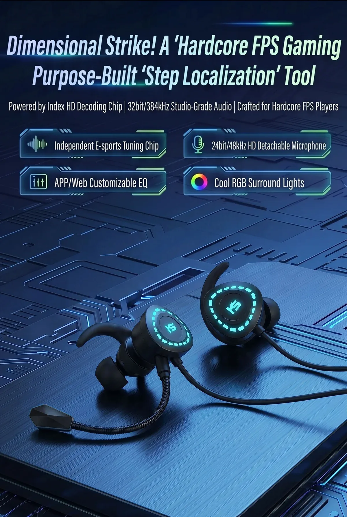 Type C Data Decoding Esports HiFi Gaming Headset (X1) 18
