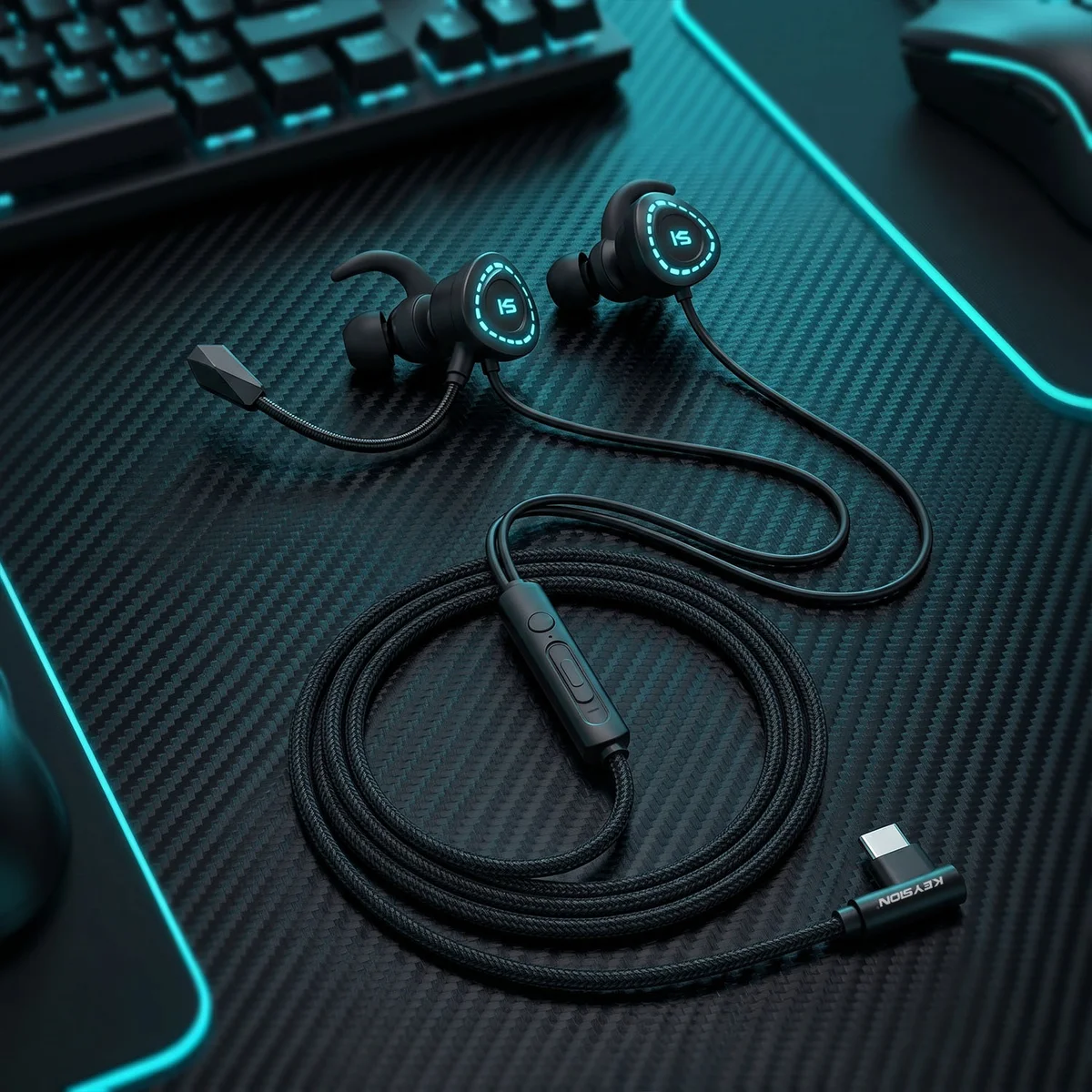 Type C Data Decoding Esports HiFi Gaming Headset (X1) 17