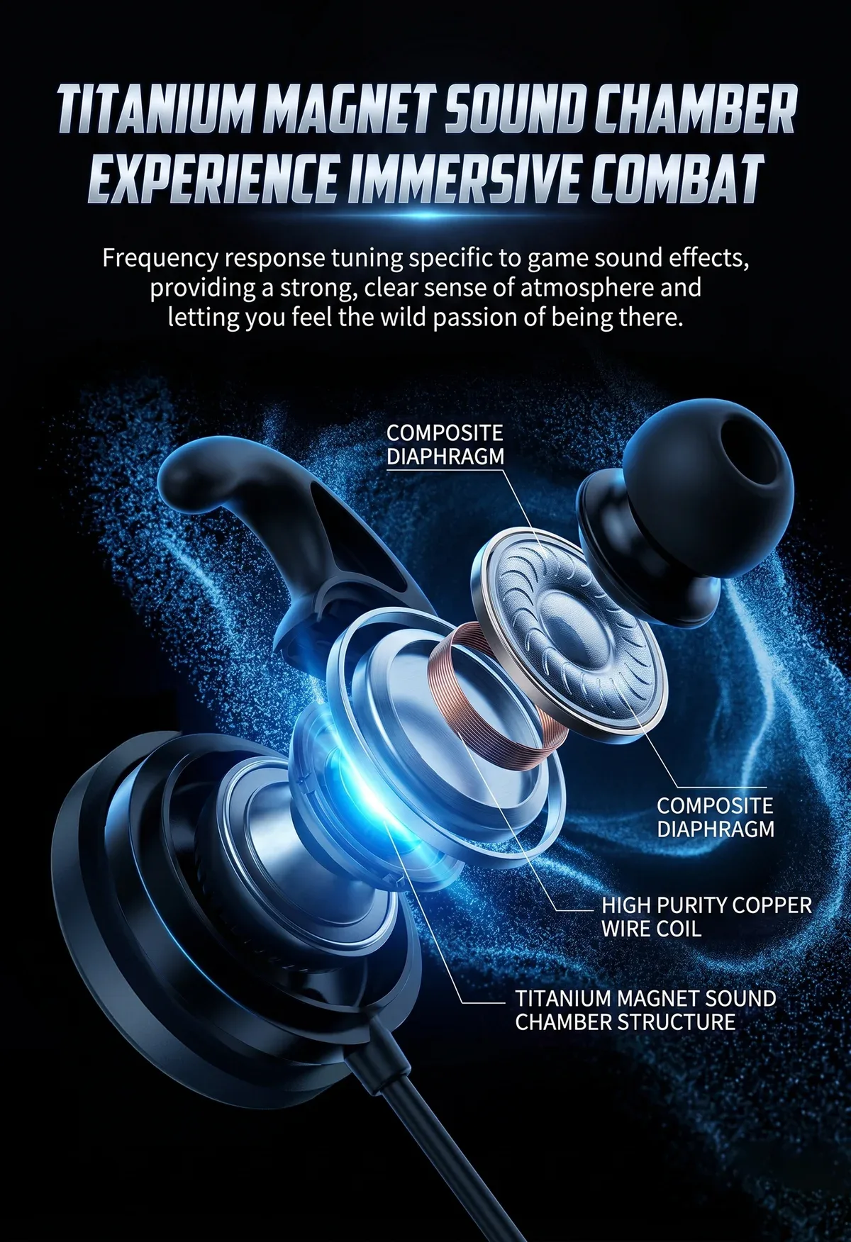 Type C Data Decoding Esports HiFi Gaming Headset (X1) 3