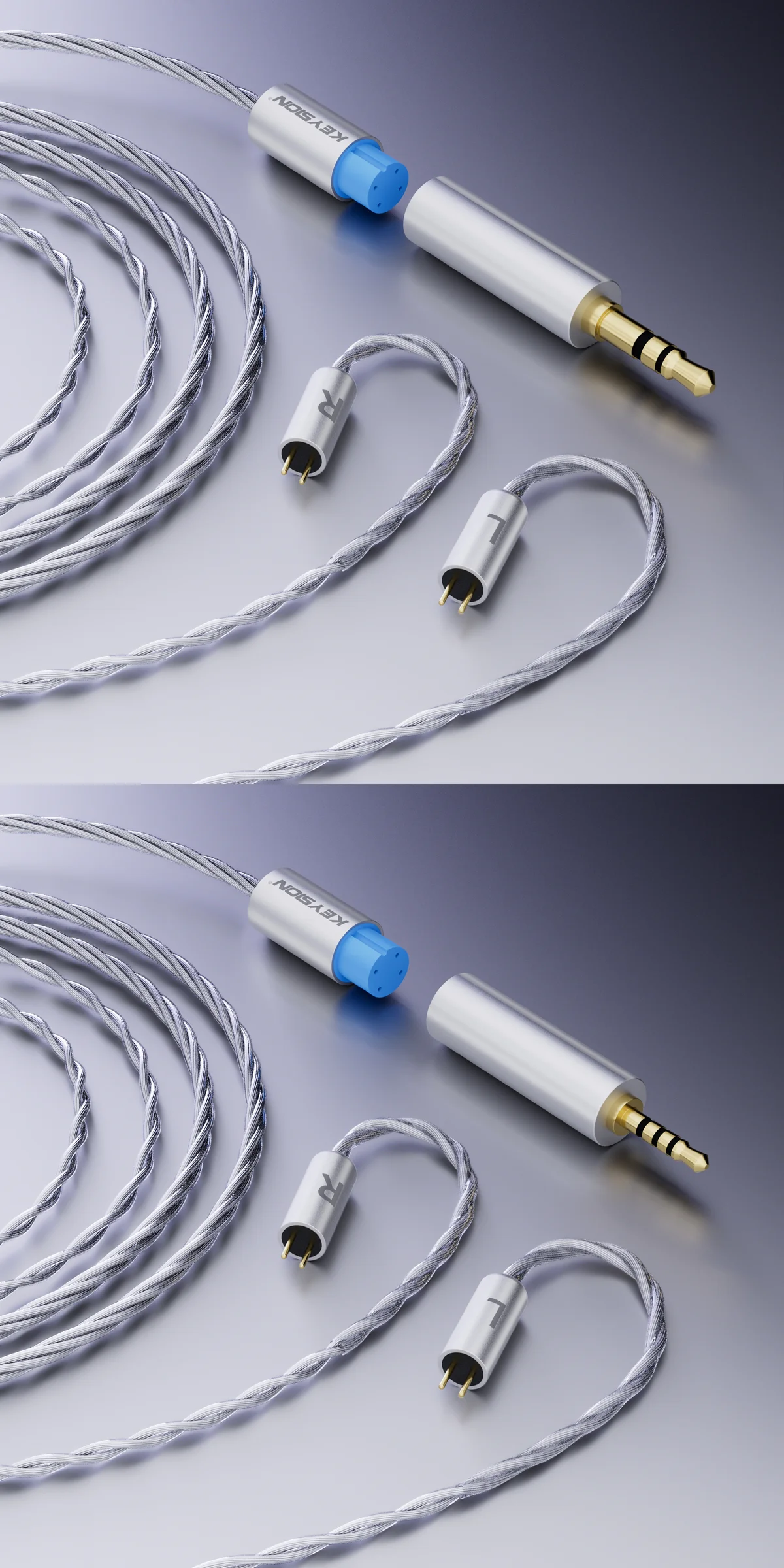HiFi镀银无氧铜耳机升级线 7
