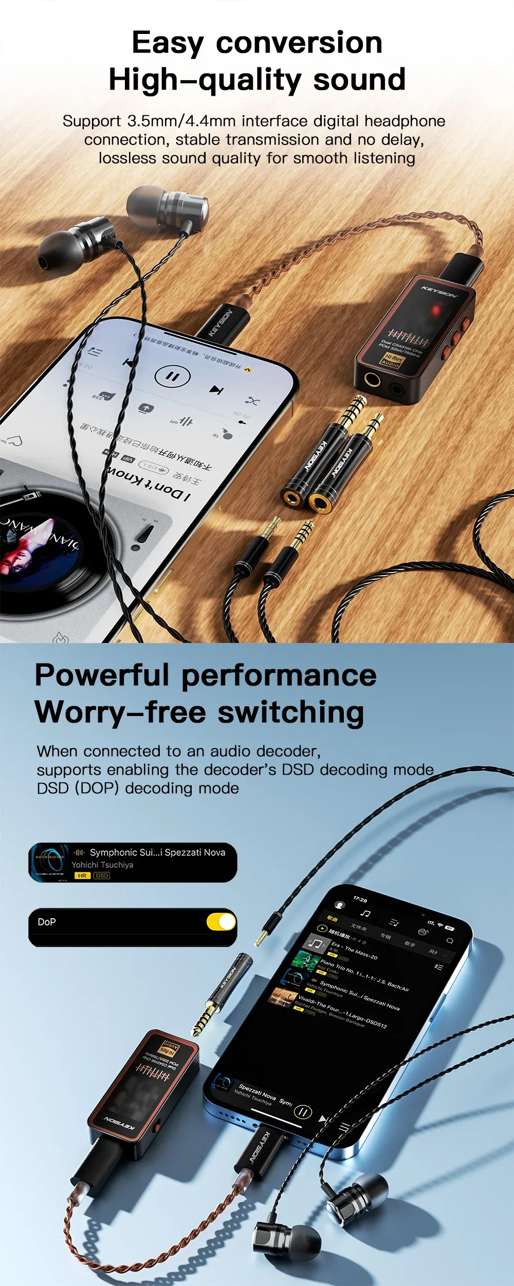 High-Quality HiFi Connector Adapter 2