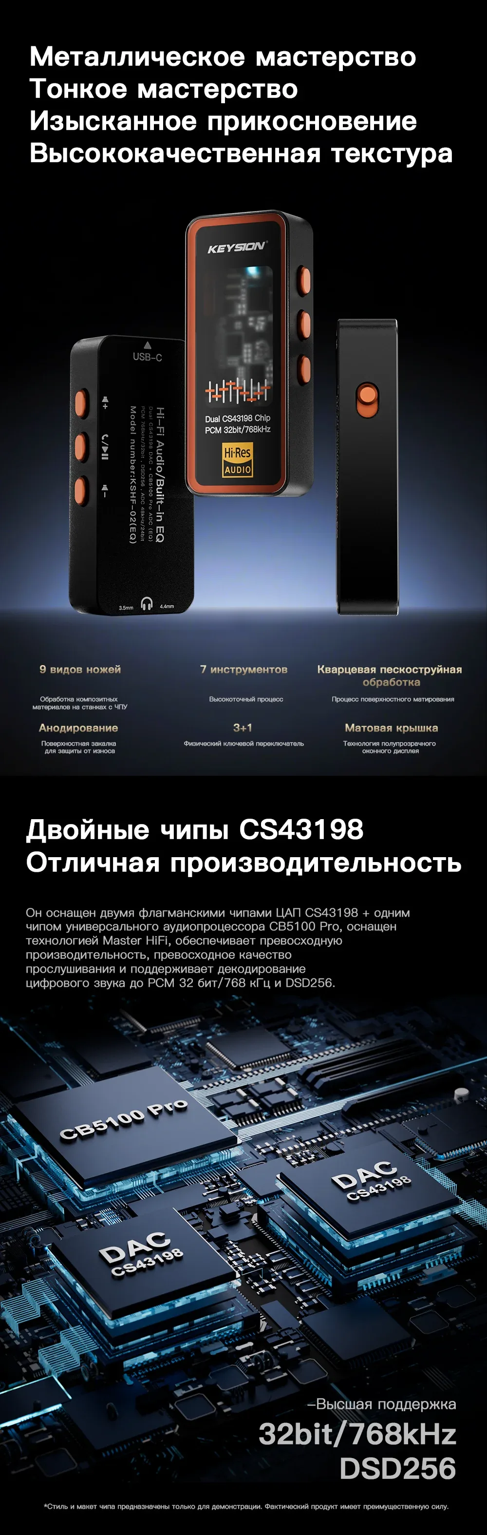 Флагманский портативный HiFi ЦАП (02) 2