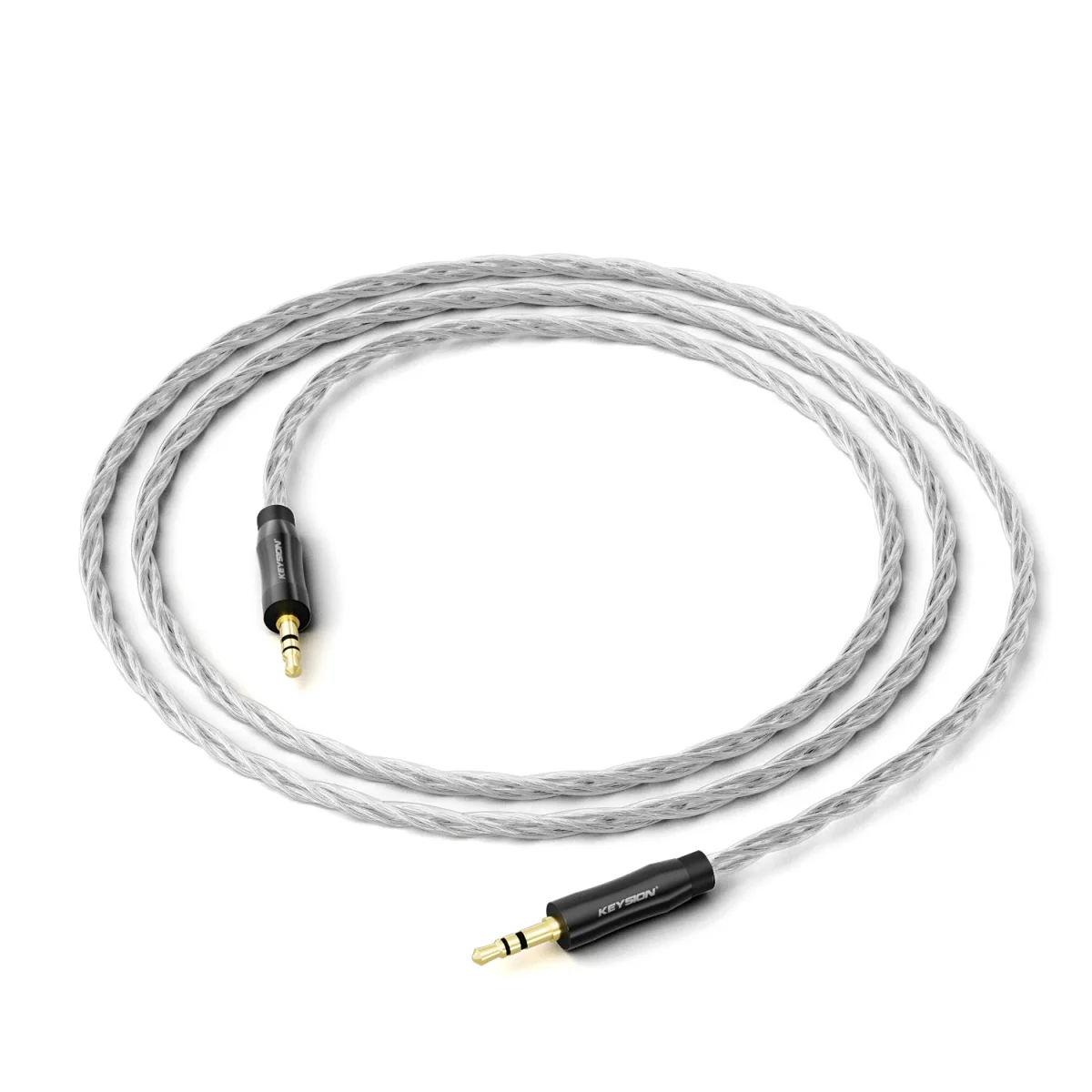 HiFi Silver-Plated OFC AUX Connection Cable