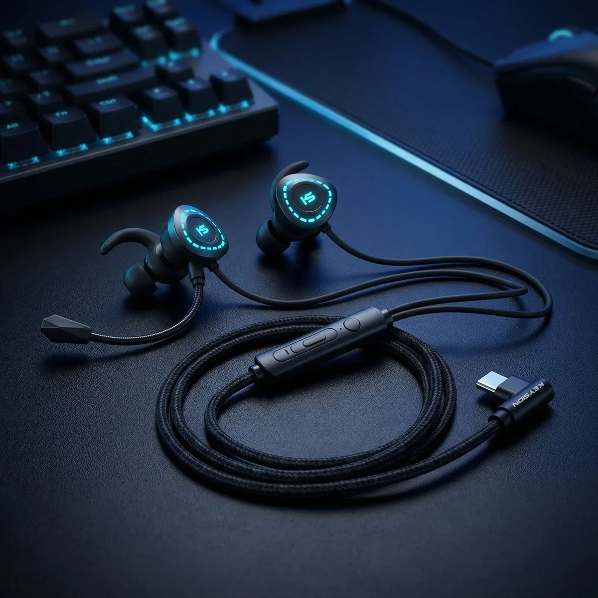 Type C Data Decoding Esports HiFi Gaming Headset (X1) 16