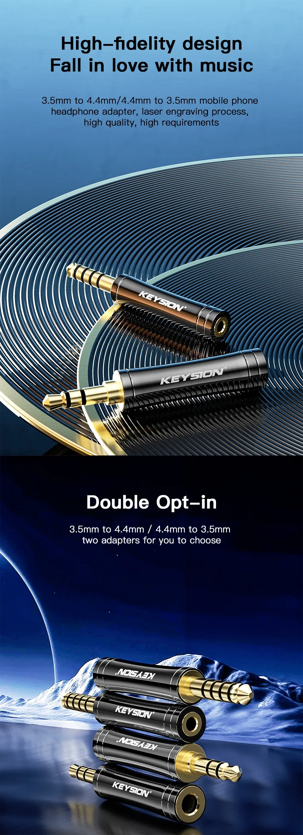 High-Quality HiFi Connector Adapter 1