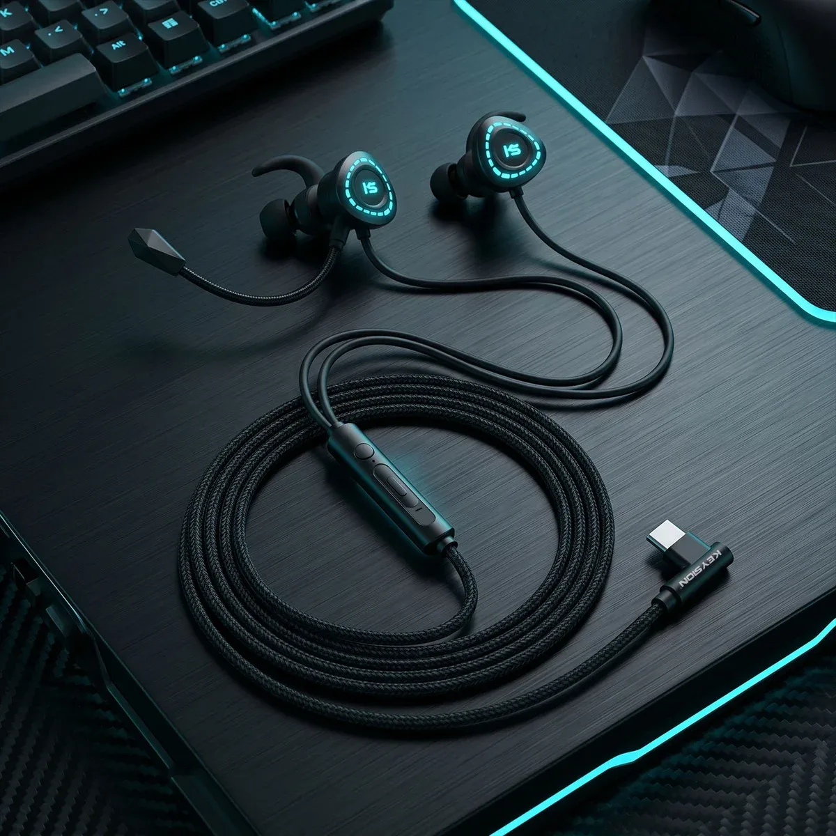 Type C Data Decoding Esports HiFi Gaming Headset (X1) 15
